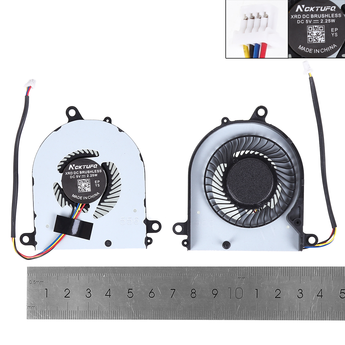 Picture of New Replacement CPU Cooling Fan For MSI Modern PS63 8RC 8M MS-16S1 16S3 16S2 CPU,High copy N/A Layout